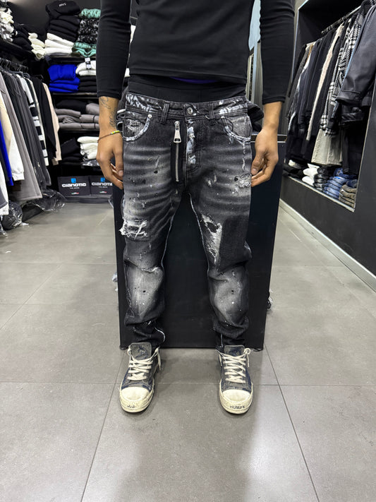 JEANS CNT ZIP GREY